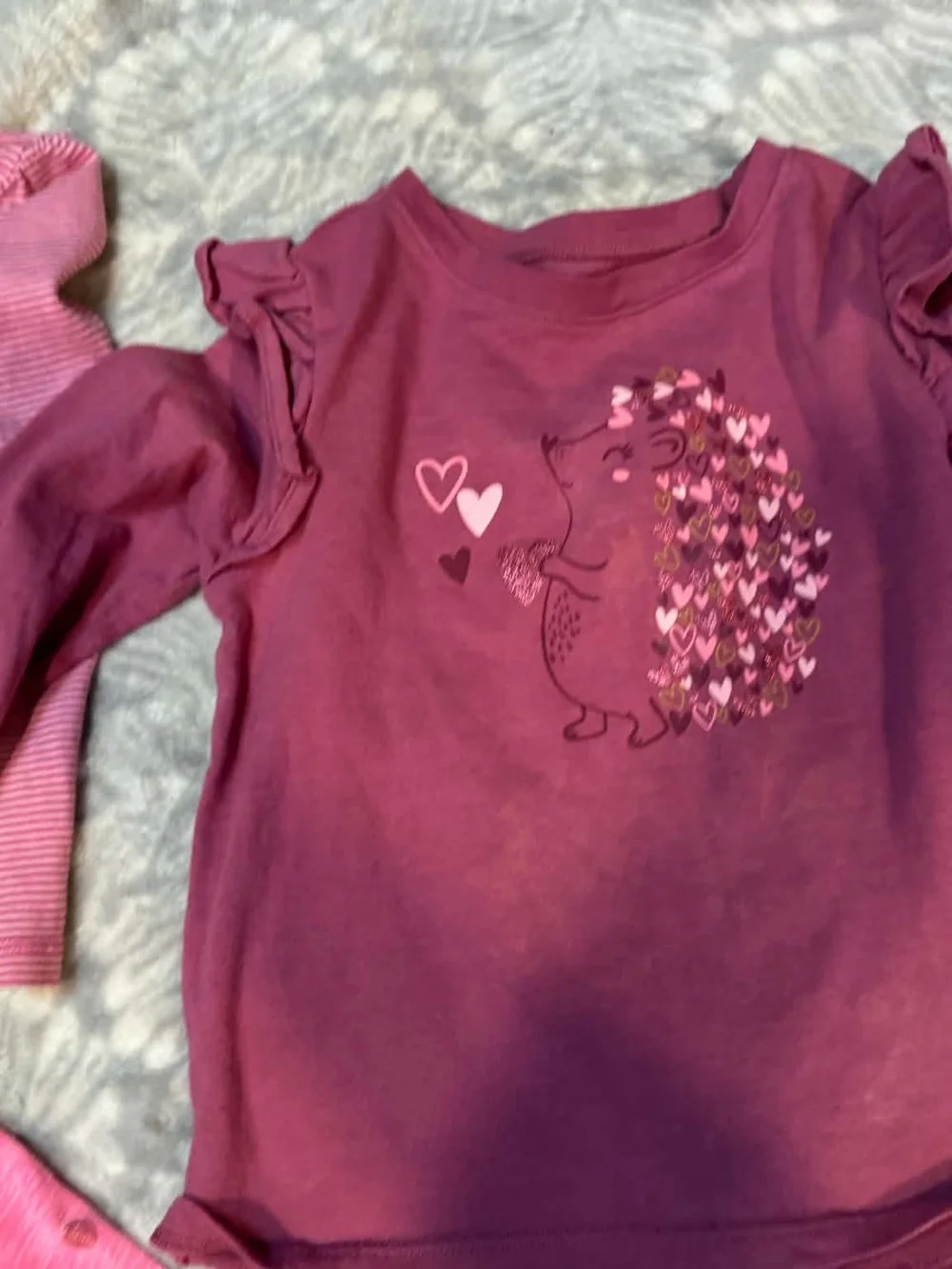 Carter's Pink & Berry Girls' Long-Sleeve Tees - Set of 3
